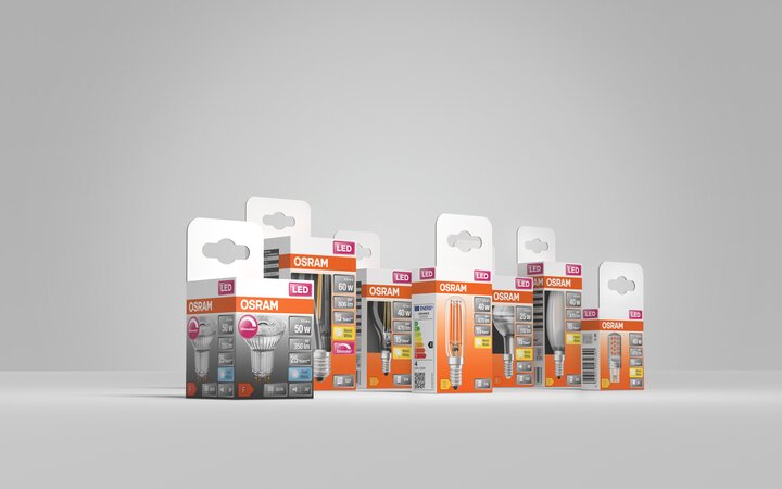 Neue Verpackungen bei LEDVANCE