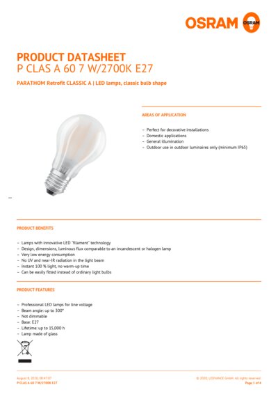 Osram ac03079 store