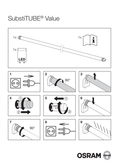 invention acute Postcard SubstiTUBE T8 EM VALUE | LEDVANCE