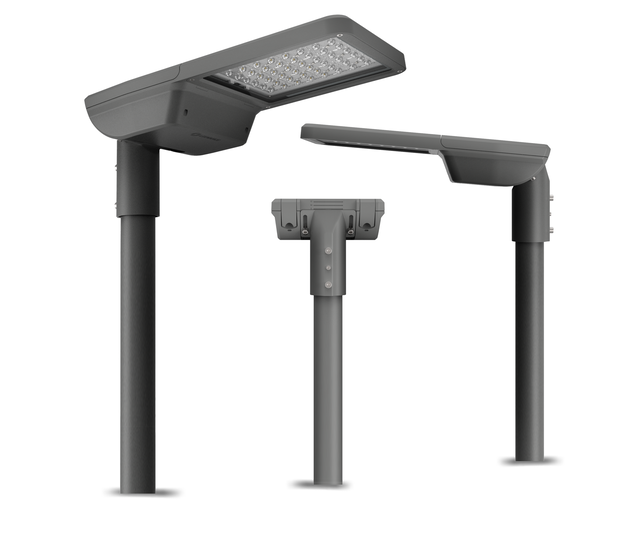 STREETLIGHT FLEX armaturen van LEDVANCE zijn verkrijgbaar in 3 afmetingen en 3 lichtkleuren.
