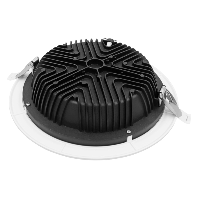 LED VALUE COB Downlight 40 W 3000 K  white, bottom view
