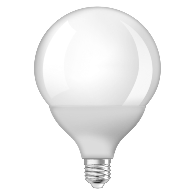 LED VALUE CLASSIC GLOBE 94  15 W/2700 K E26  white, upright