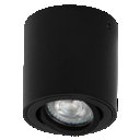 Spot Surface  Round GU10 Black