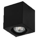 Spot Surface  Square GU10 Black