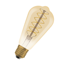 Vintage 1906 Edison 37 Filament DIM 4.8W 822 Gold E27