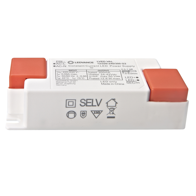 LVED VAL 12/220-240/300 white, horizontal, LEDVANCE logo