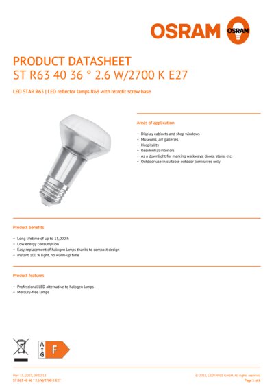 Osram r63 led on sale