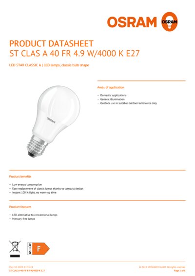 LED STAR CLASSIC A