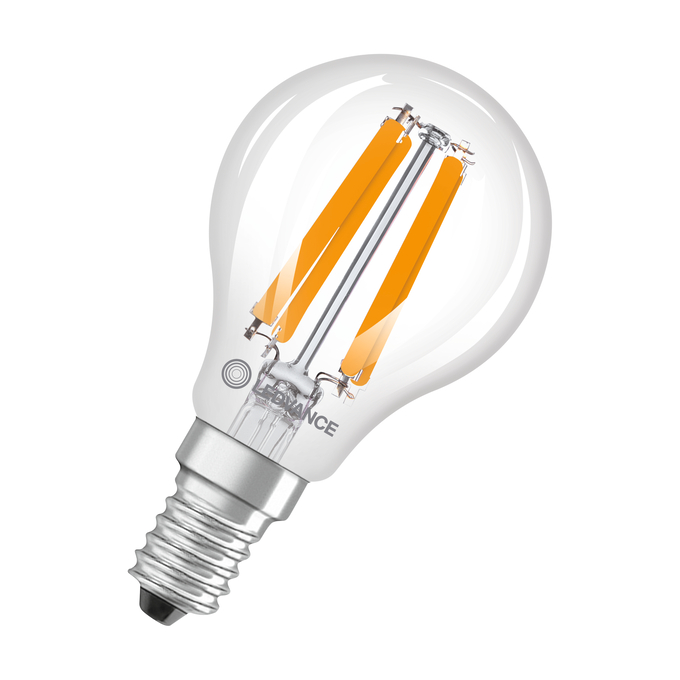 LED Classic P 40 Filament Energy efficiency class A S 2.2W 827 Clear E14