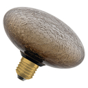 1906 DECOR LED FLAT LAMP 3.5W 827 E27 Non-DIM  IN CRACKED GLASS FLATTENED BROWN