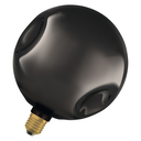 1906 DECOR LED FLAT LAMP 3.5W 827 E27 Non-DIM IN ELECTRO GLASS LARGE BLACK