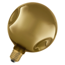 1906 DECOR LED FLAT LAMP 3.5W 827 E27 Non-DIM IN ELECTRO GLASS MEDIUM GOLD