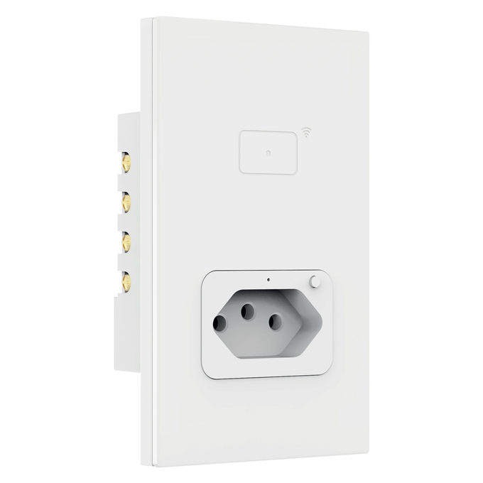 LEDVANCE INTERRUPTOR + TOMADA SMART+WIFI 1 BUTTON WHITE 2200W | 1000W 10A BIVOLT 