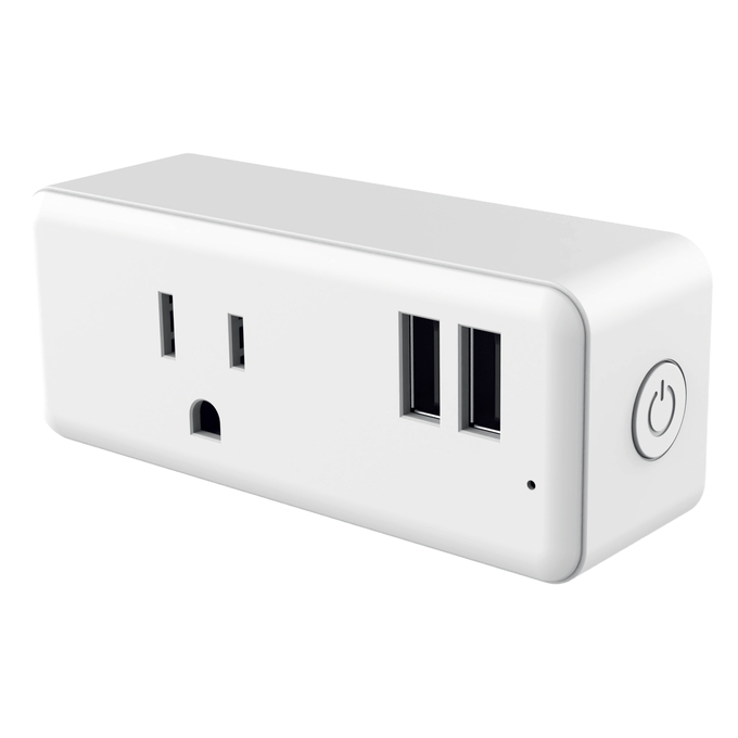 LEDVANCE PLUG SMART+WIFI 1800W 15A TYPE B WITH USB 120V 