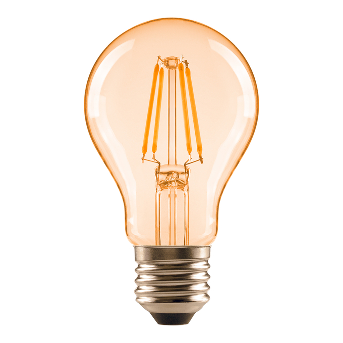 LED Classic A 33 Filament  4.2W 2400K Gold E27