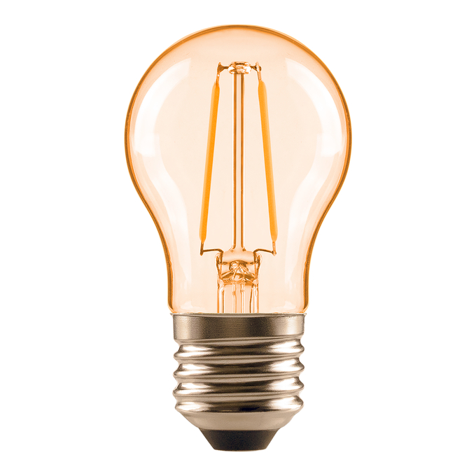 LED Classic P 10 Filament  1.1W 2400K Gold E27