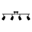 LED SPOT PRIMAL 4XGU10 BLACK white, backside (thumbnail)