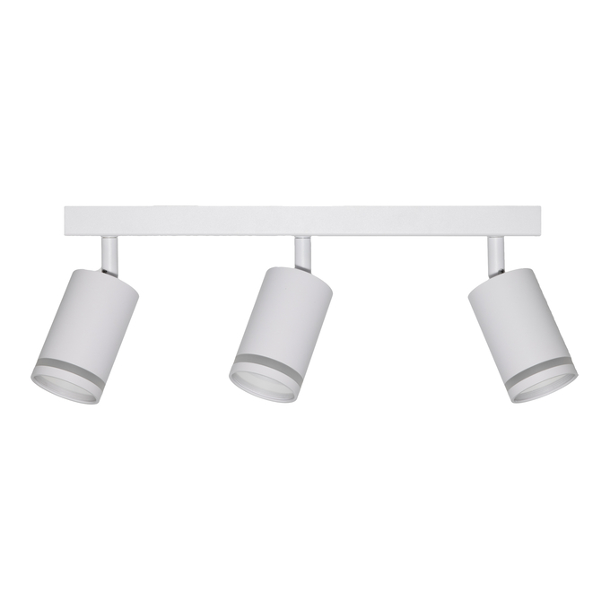 LED SPOT PULSE WHITE 3XGU10 white, upright, sw. on
