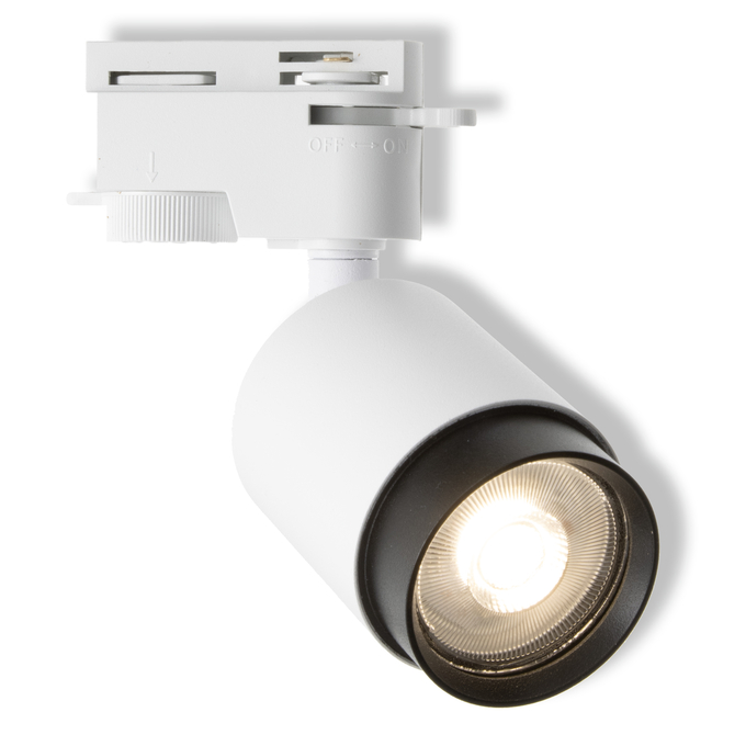 Spot 1-phase tracking system BEAM GU10 WHITE