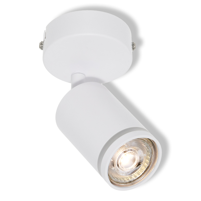 LED SPOT PULSE WHITE 1XGU10 ROUND white, upright