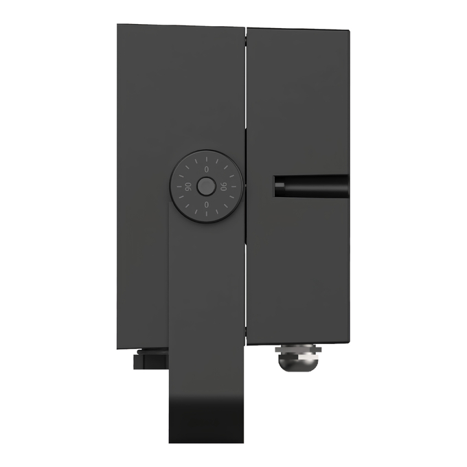 Floodlight Square 36W 830 SYM10 BK white, profile