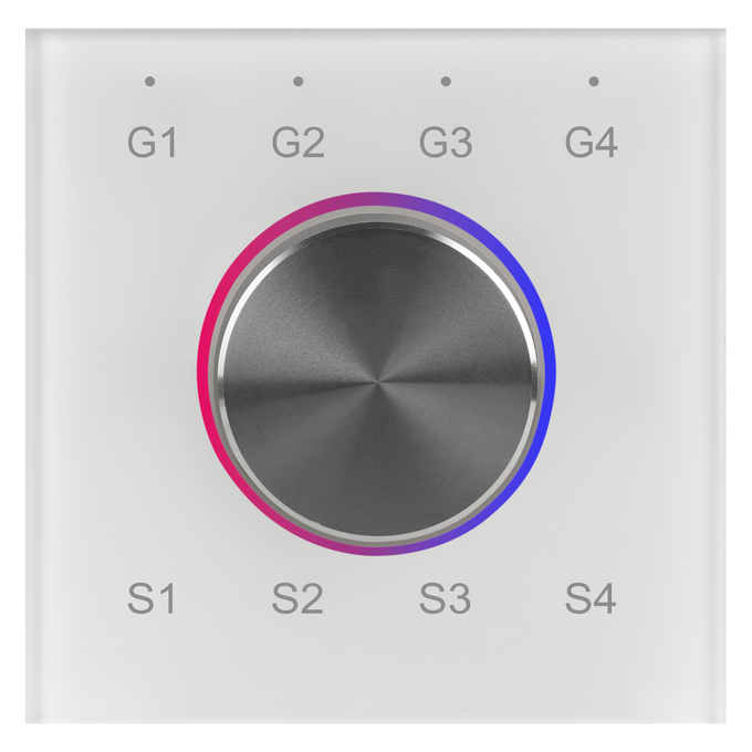 MANUAL CONTROL UNIT GROUP DALI-2 TW white, upright