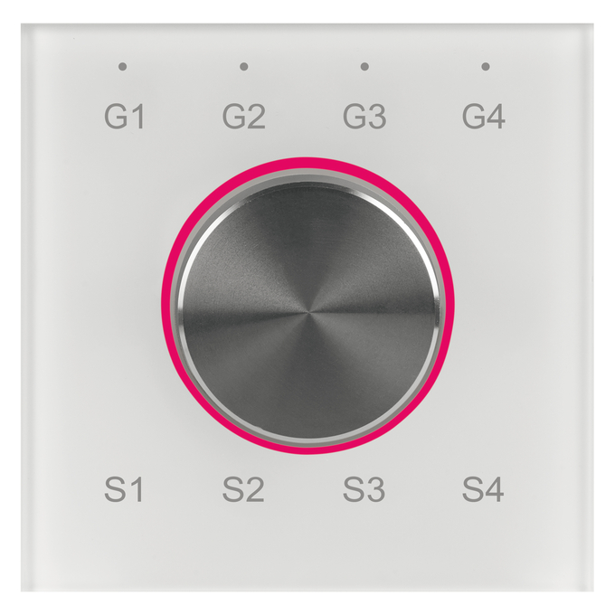 MANUAL CONTROL UNIT GROUP DALI-2 TW white, upright