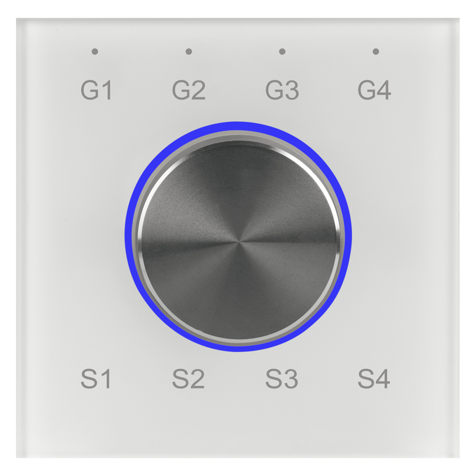 MANUAL CONTROL UNIT GROUP DALI-2 TW white, upright