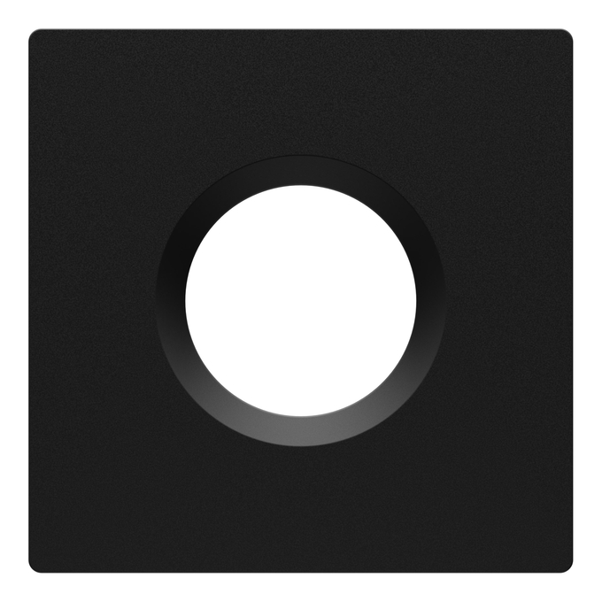 SP CBO IP65/5X RING FIX SQUARE BK