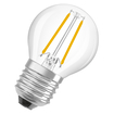 LED Star Classic P 25 Filament 1.8W 840 Clear E27 white, diagonal (thumbnail)