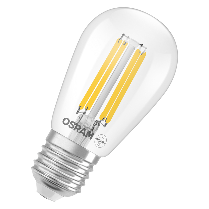 LED Superstar Mini Edison ST45 40 Filament DIM 3.4W 827 Clear E27