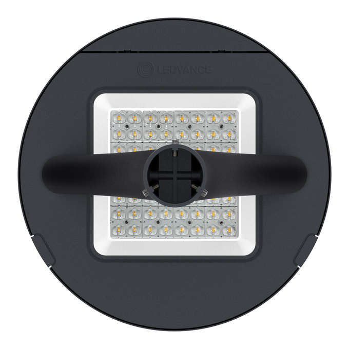URBAN FLEX POST-TOP Y6 020W 740 RW45SM 1DIM CABLE 1M 2X1.5 DARK GREY CLASS 2 white, bottom view