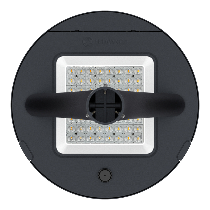 URBAN FLEX POST-TOP Y6 040W 730 RW45SM ZHAGA TOP+BOTTOM CABLE 1M 2X1.5 DARK GREY CLASS 2 white, bottom view