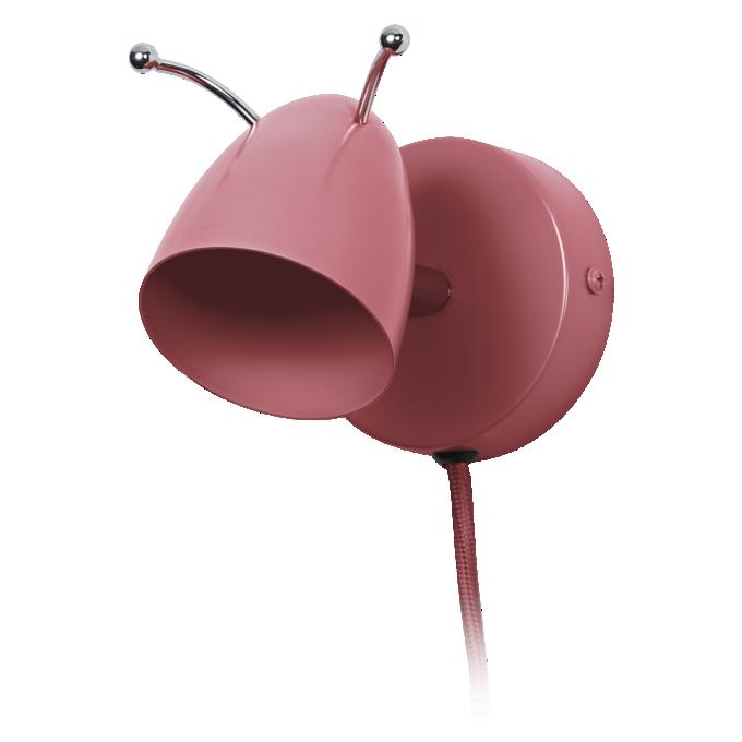 Wall Ant GU10 Pink EU Plug