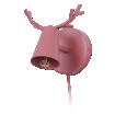 Wall Deer E14 Pink EU Plug white, upright, alternat (thumbnail)