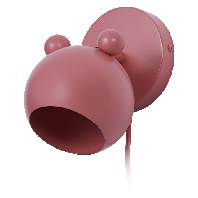 Wall Mouse E14 Pink EU Plug