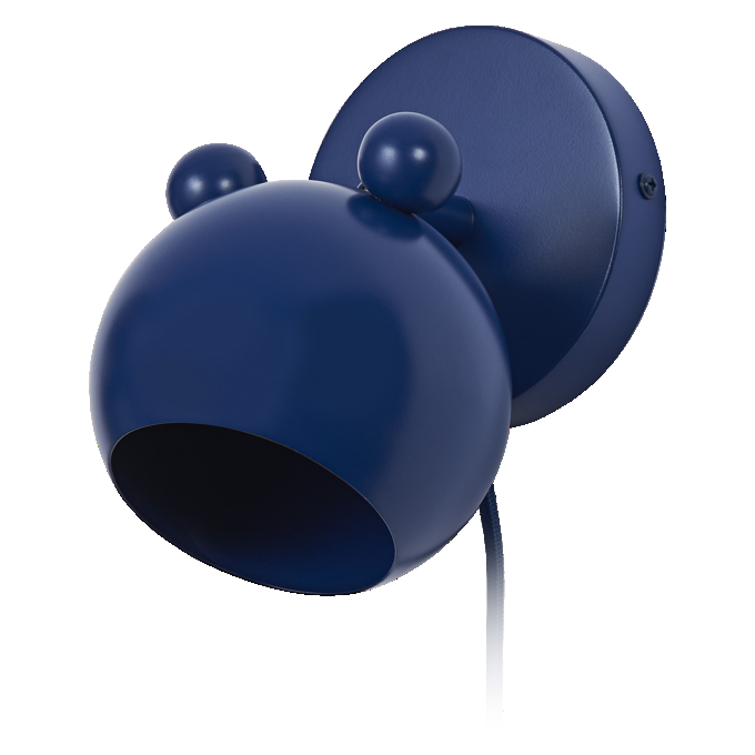 Wall Mouse E14 Blue EU Plug