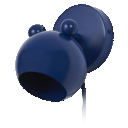 Wall Mouse E14 Blue EU Plug