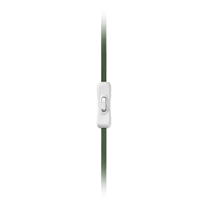 Wall Mouse E14 Green EU Plug white, incl. accessory