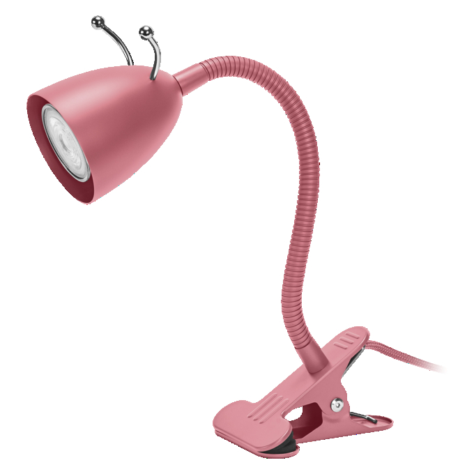 Clip Ant Flex GU10 Pink EU Plug white, upright, alternat