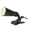 Clip Cone E14 Black EU Plug white, upright, sw. on (thumbnail)