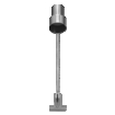 Clip Step Flex GU10 Satin Nickel EU Plug white, upright, alternat (thumbnail)