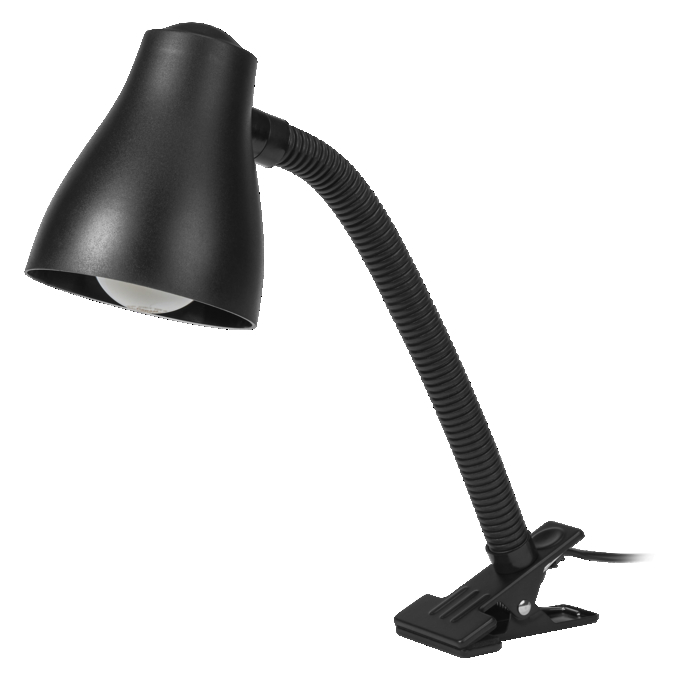 Clip Cup Flex E27 Black EU Plug white, upright, alternat
