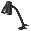 Clip Cup Flex E27 Black EU Plug white, upright, alternat (thumbnail)
