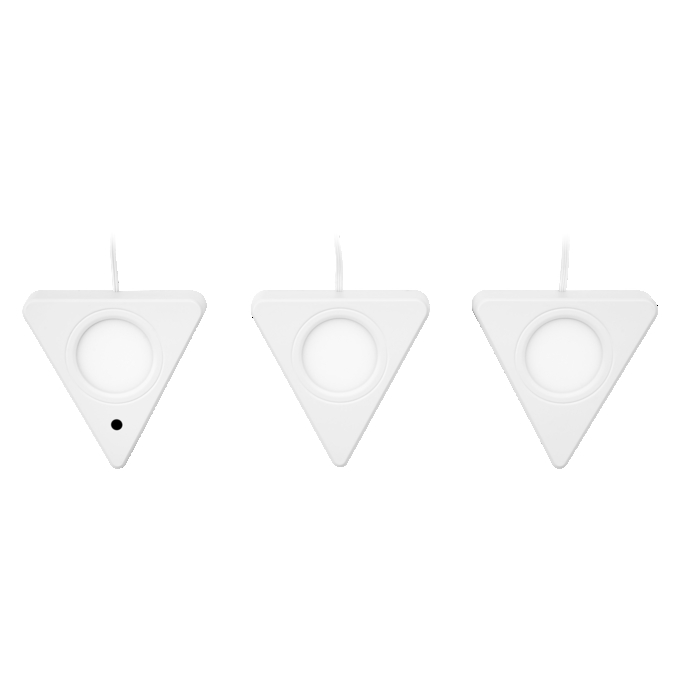 Undercabinet Triangle 11.5W CCT DIM White white, upright, alternat