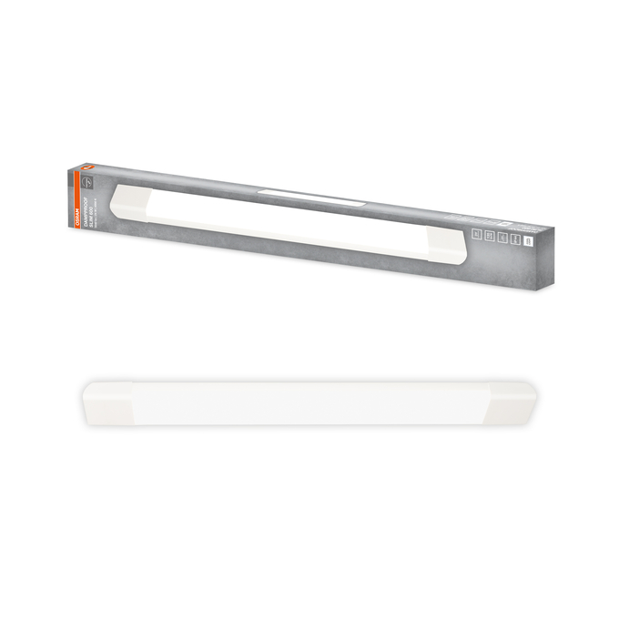 Damp-proof SLIM 24W 840 IP44 WHITE Kombinirani snimak = Slika proizvoda + slika pakiranja