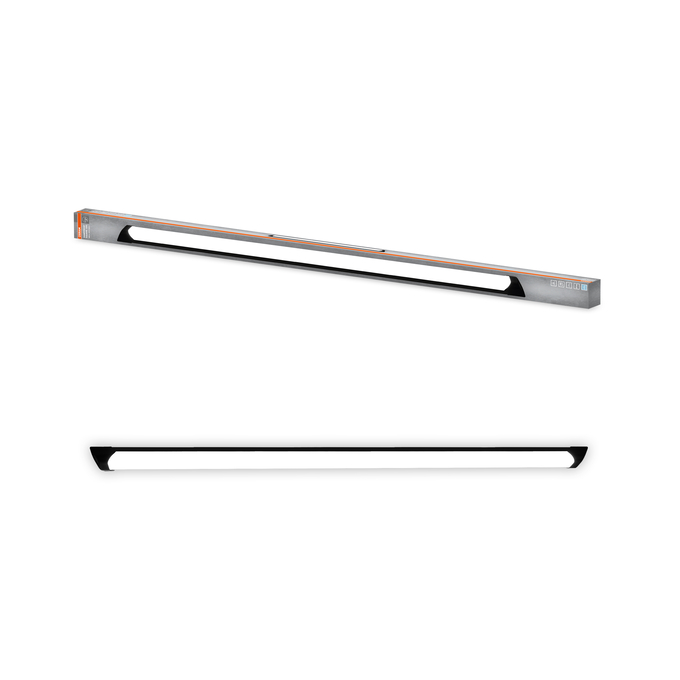 Damp-proof SQUARE 48W 865 IP44 BLACK Kombinirani snimak = Slika proizvoda + slika pakiranja