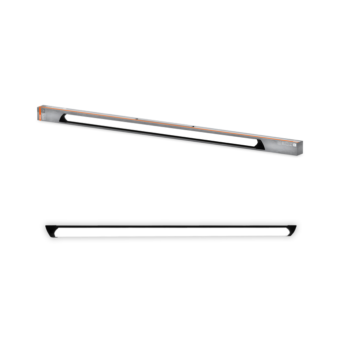 Damp-proof SQUARE 72W 840 IP44 BLACK Kombinirani snimak = Slika proizvoda + slika pakiranja