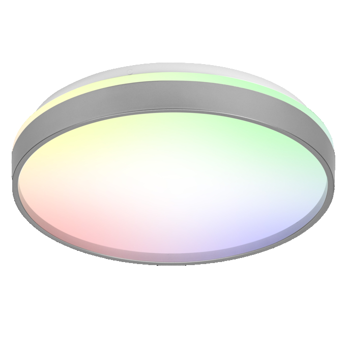 SMART+ MATTER Ceiling Gisela 385 mm 24W Silver Multicolour white, upright, sw. on