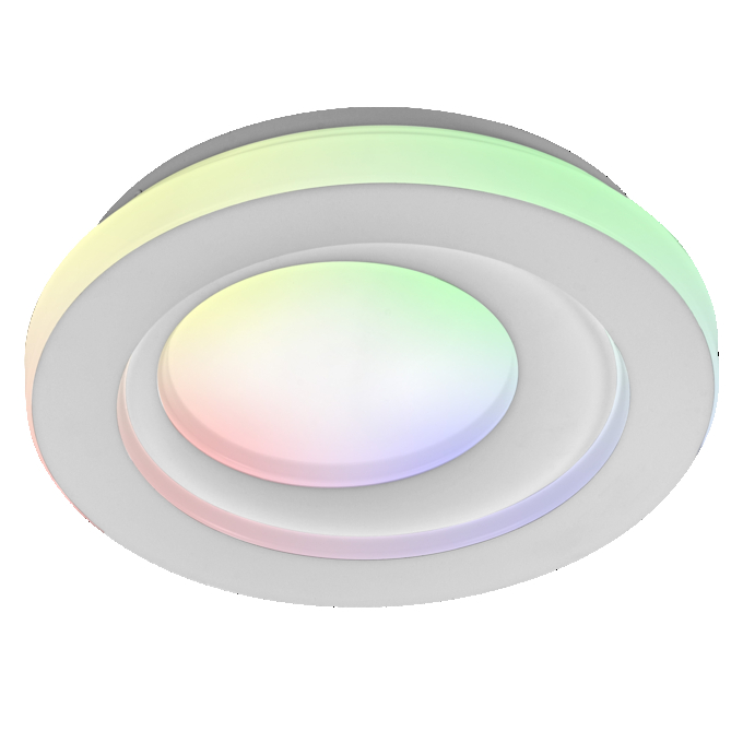 SMART+ MATTER Ceiling Iris 2 layers 290 mm 24W White Multicolour white, upright, sw. on